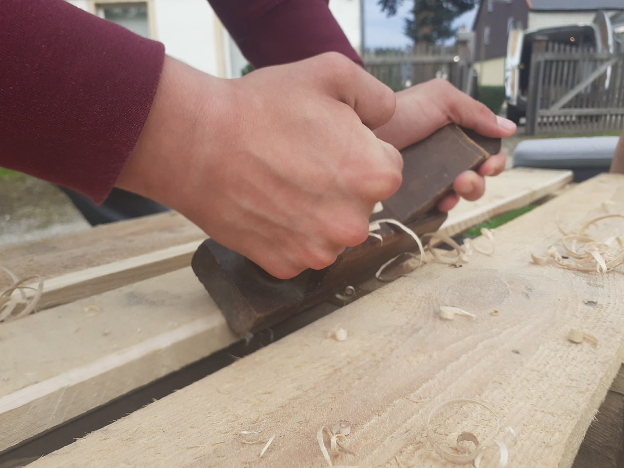 Holzbearbeitung mit dem Handhobel